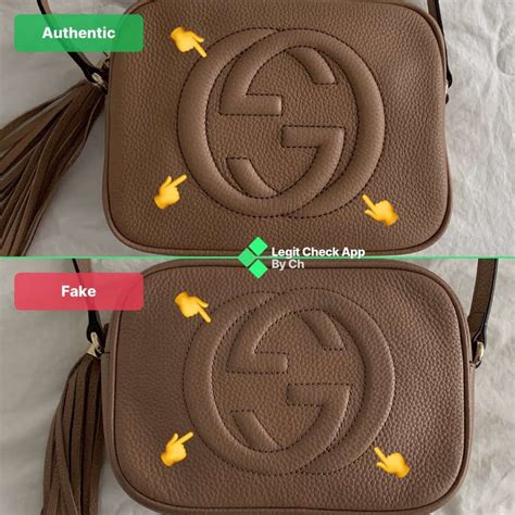 gucci foams real vs fake|Gucci bag counterfeit.